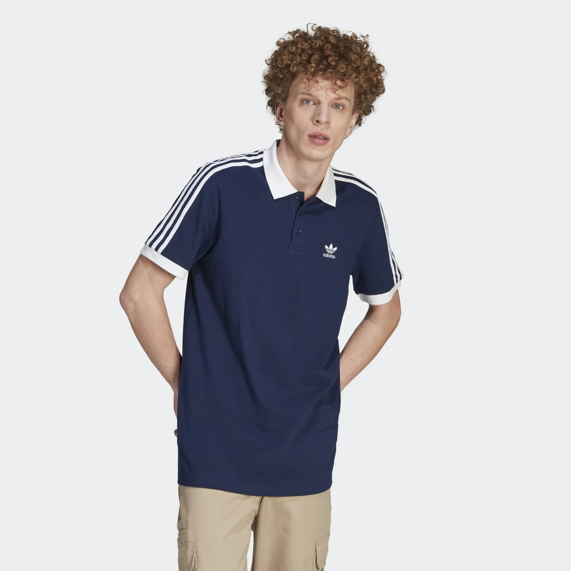 ADIDAS ADICOLOR CLASSICS 3-STRIPES POLO SHIRT - BLUE