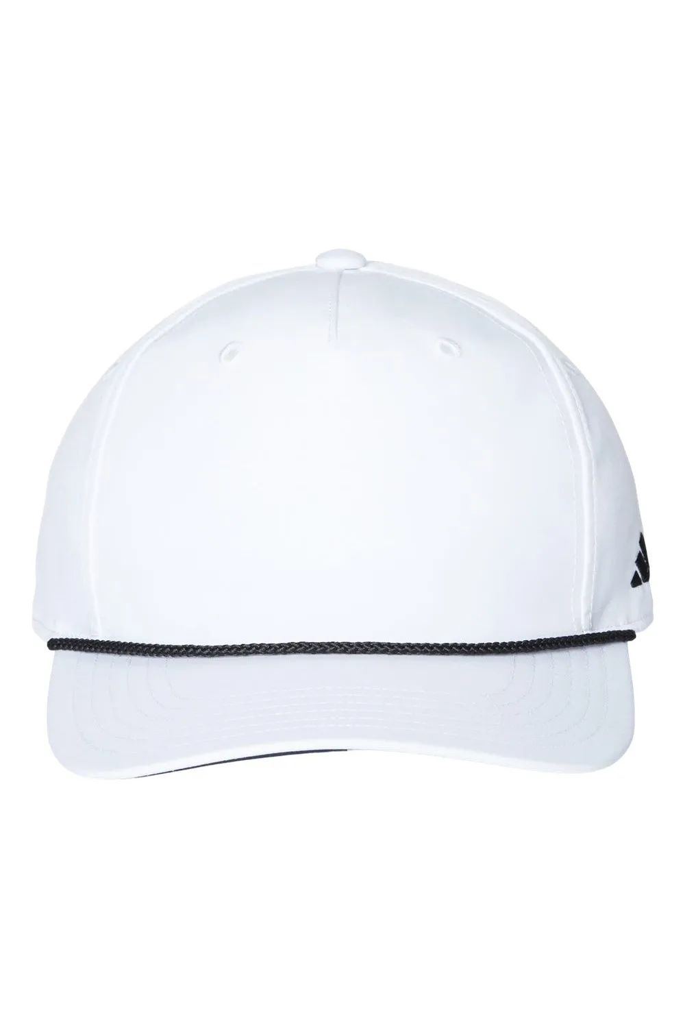 Adidas Mens Sustainable Moisture Wicking Rope Snapback Hat - White