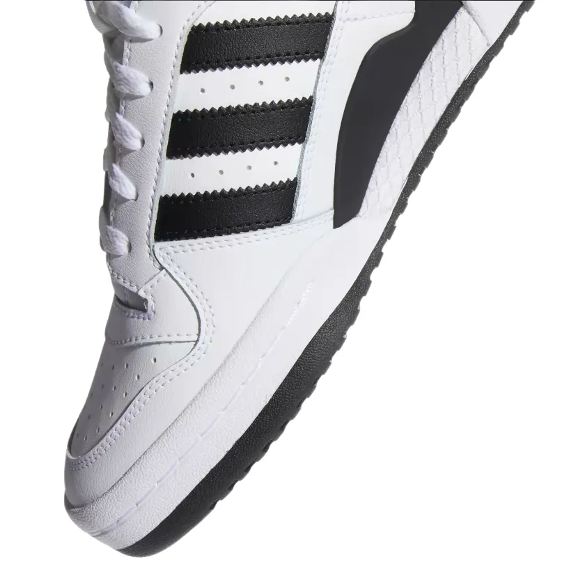 Adidas Originals scarpa sneakers alta da uomo Forum Mid FY7939 bianco-nero