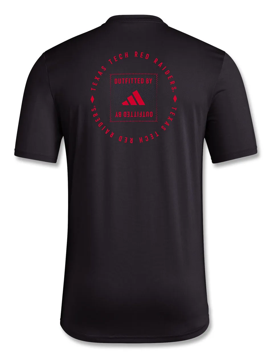 Adidas Texas Tech "Locker Medallion Fade" 2024 Short Sleeve T-Shirt