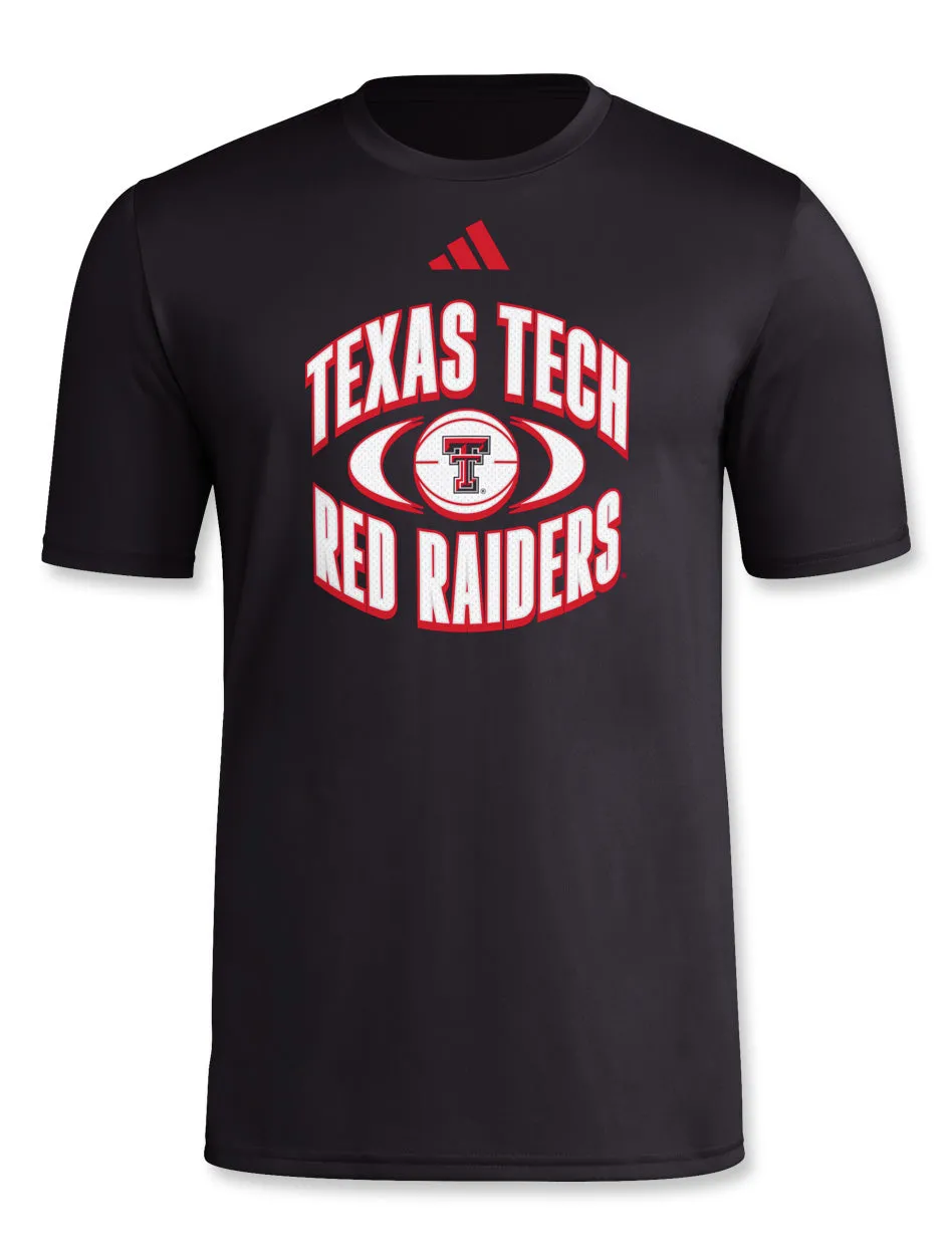 Adidas Texas Tech "Locker On-Court Orbit" 2024 T-Shirt
