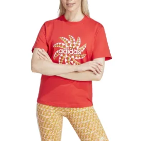 Adidas x FARM "Rio" Women's Graphic Tee - Tomato