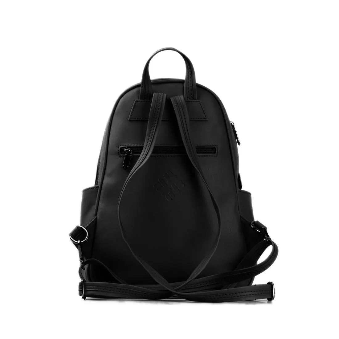 Black Vivid Backpack Hoodie Time
