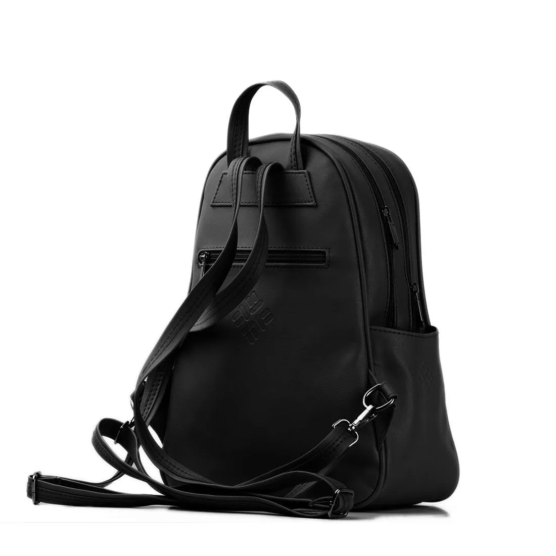 Black Vivid Backpack Hoodie Time