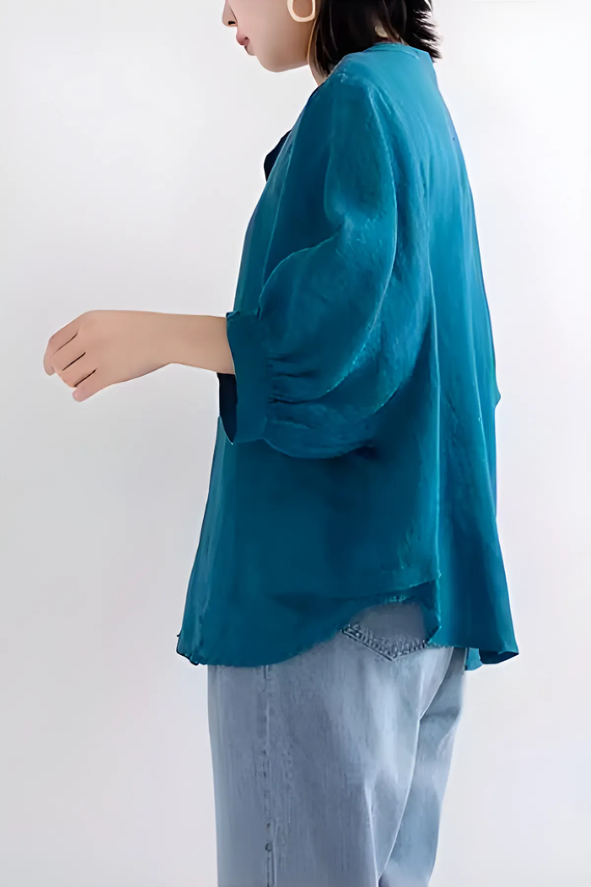 Casual Blouse - Ademend, Elegant en Veelzijdig Ontwerp