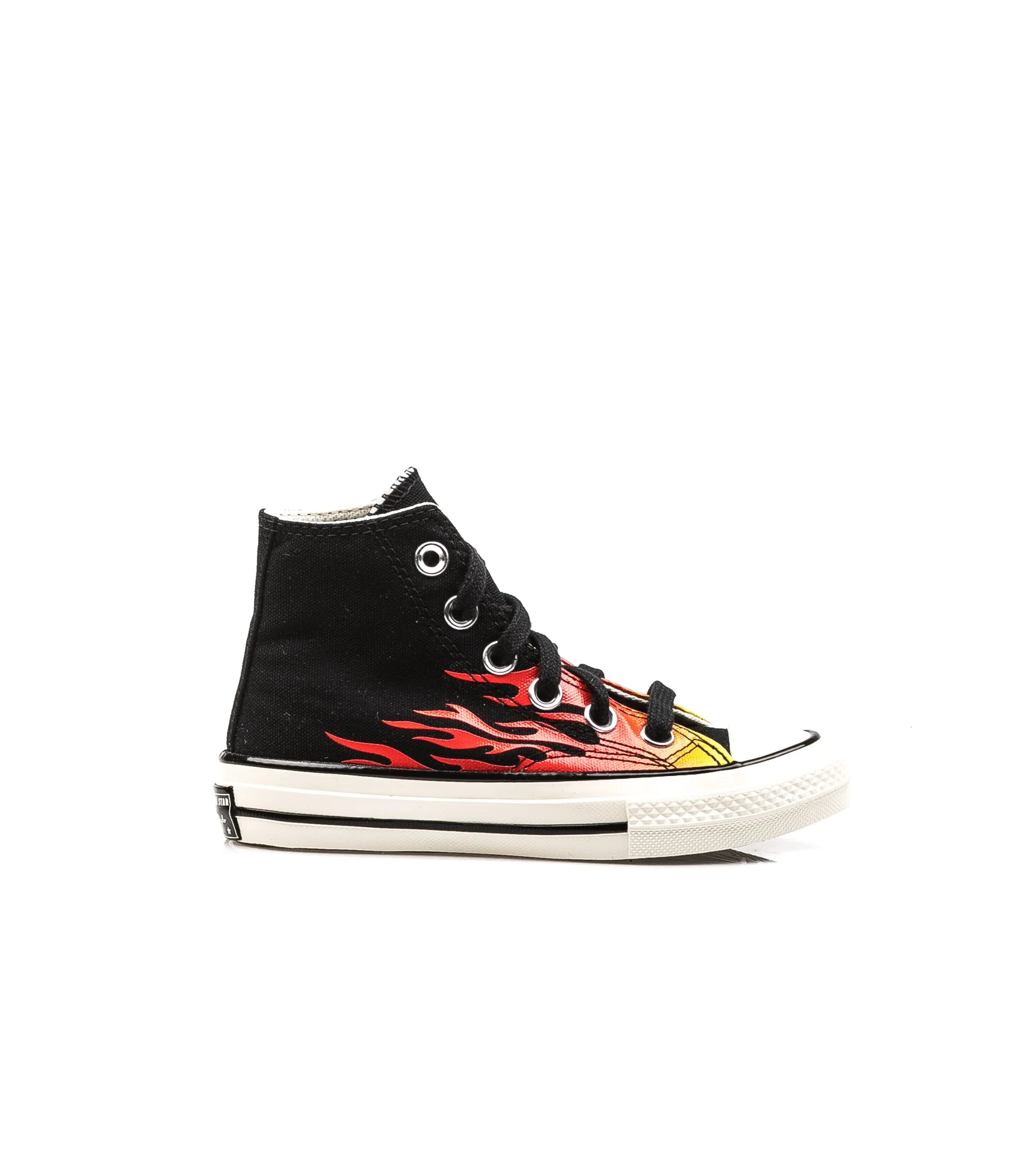 Converse Chuck 70 Black Enamel Red Egret Bambino