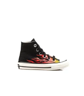 Converse Chuck 70 Black Enamel Red Egret Bambino