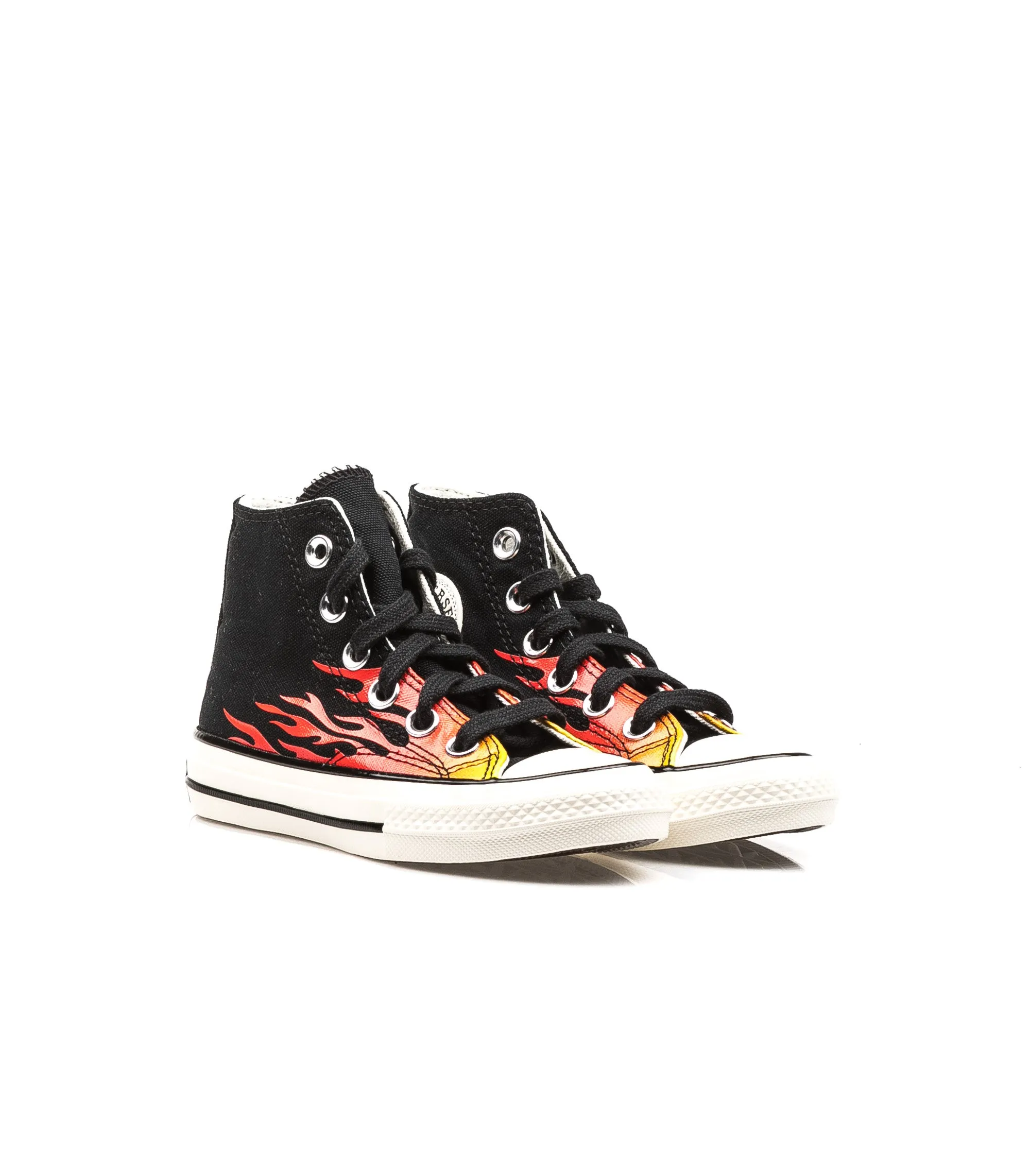 Converse Chuck 70 Black Enamel Red Egret Bambino