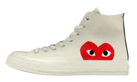Converse Chuck Taylor All Star 70 Hi Comme des Garcons PLAY White