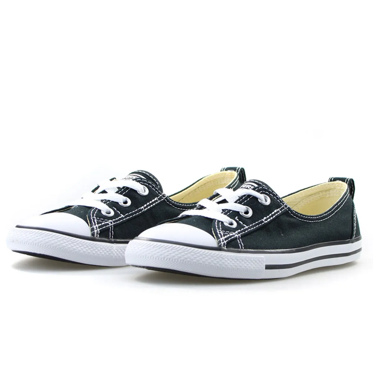 Converse Cuck Taylor Ballet Lace Slip 566775C - schwarz-weiss