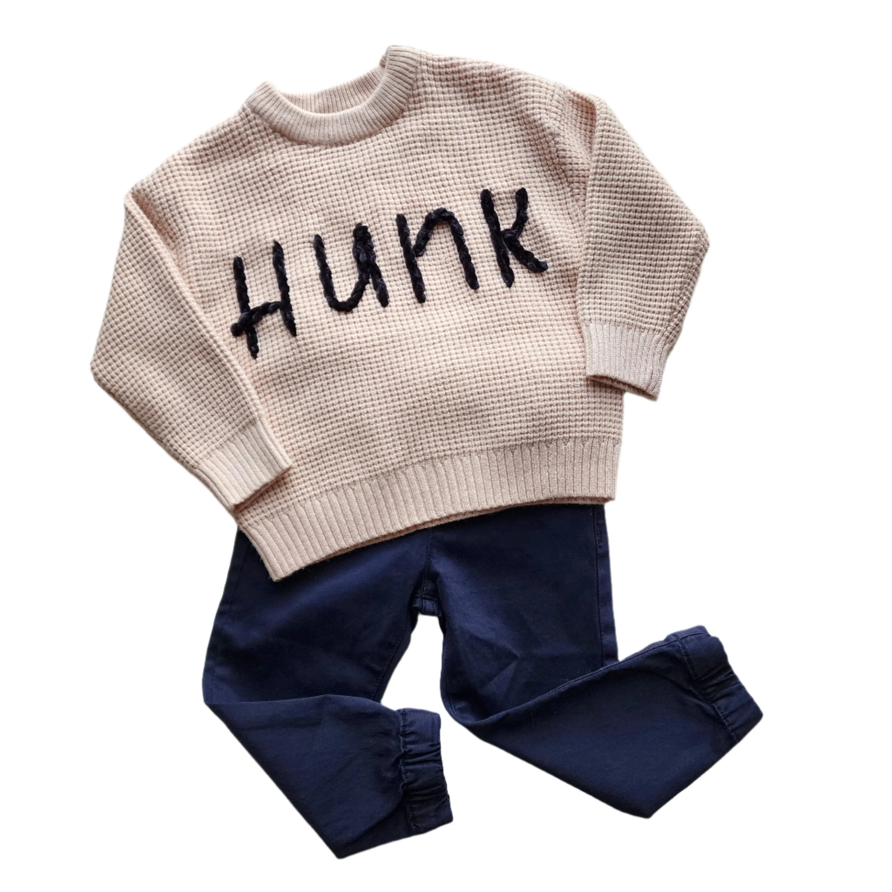 Cream Hunk Sweater