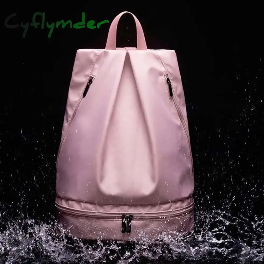 Cyflymder Unisex Waterproof Swimming Backpack Men Duffle Beach Bags Women Gym Seperate Room for Shoes Travel Backpacks Sport Fitness Bag