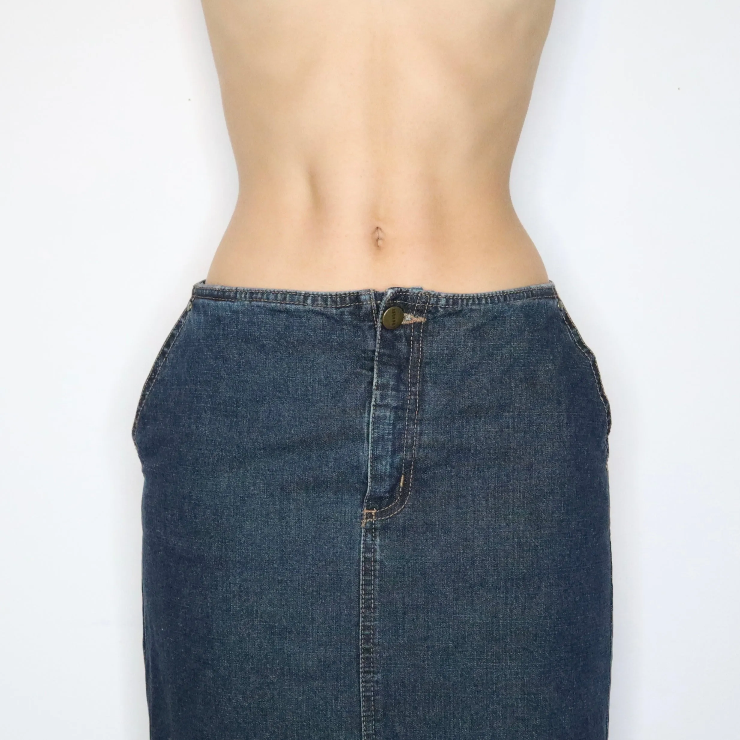 Denim Maxi Skirt (XS/S) 