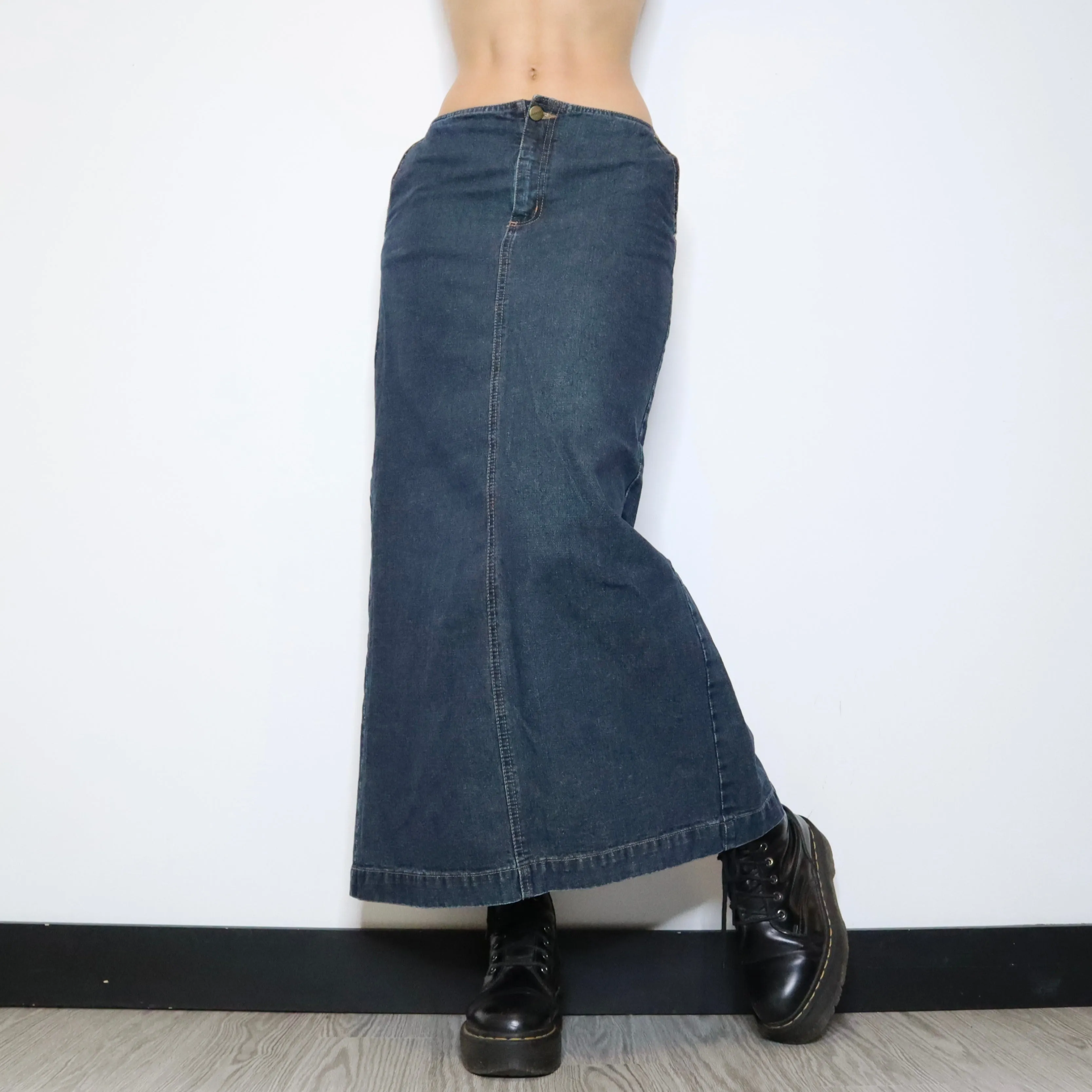 Denim Maxi Skirt (XS/S) 