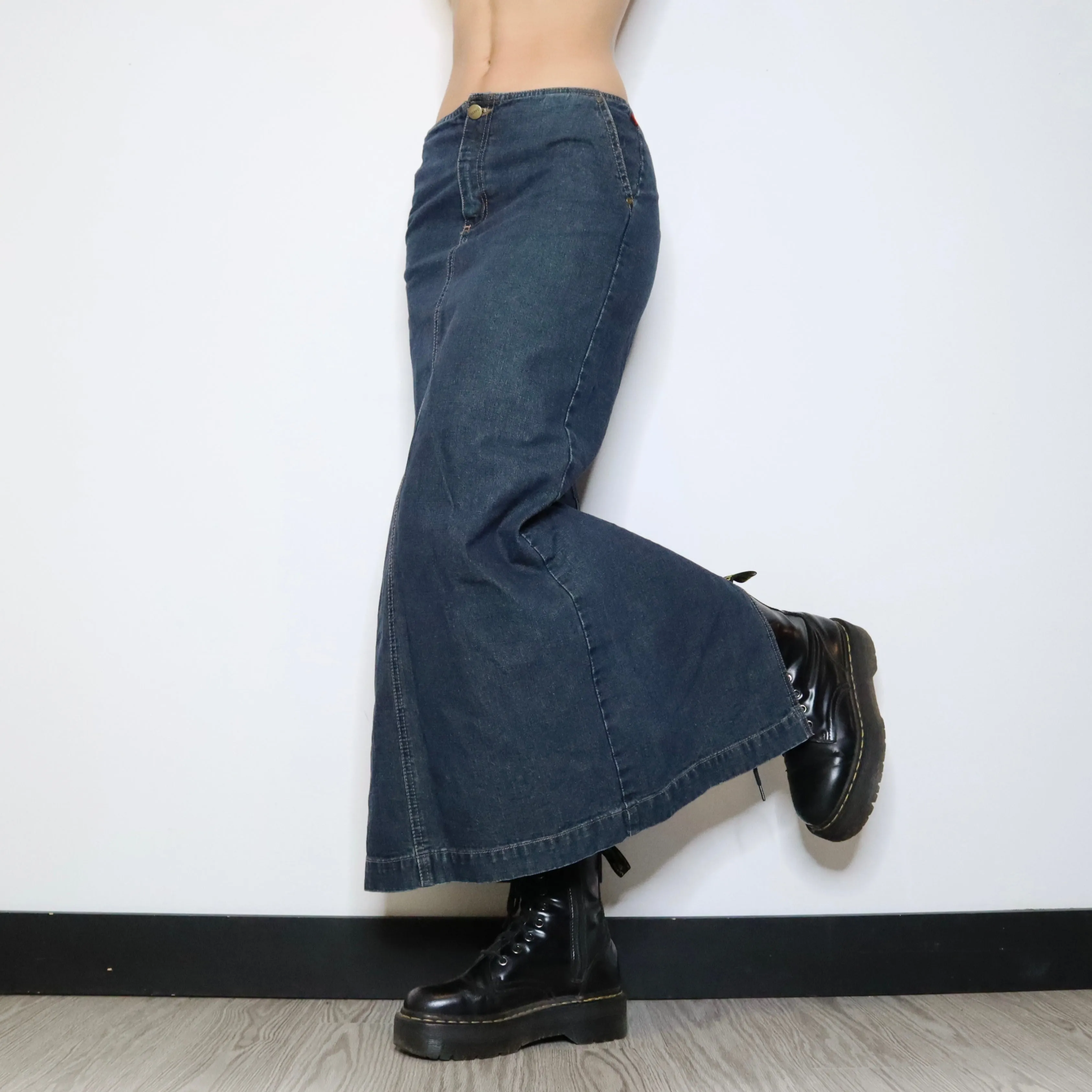 Denim Maxi Skirt (XS/S) 