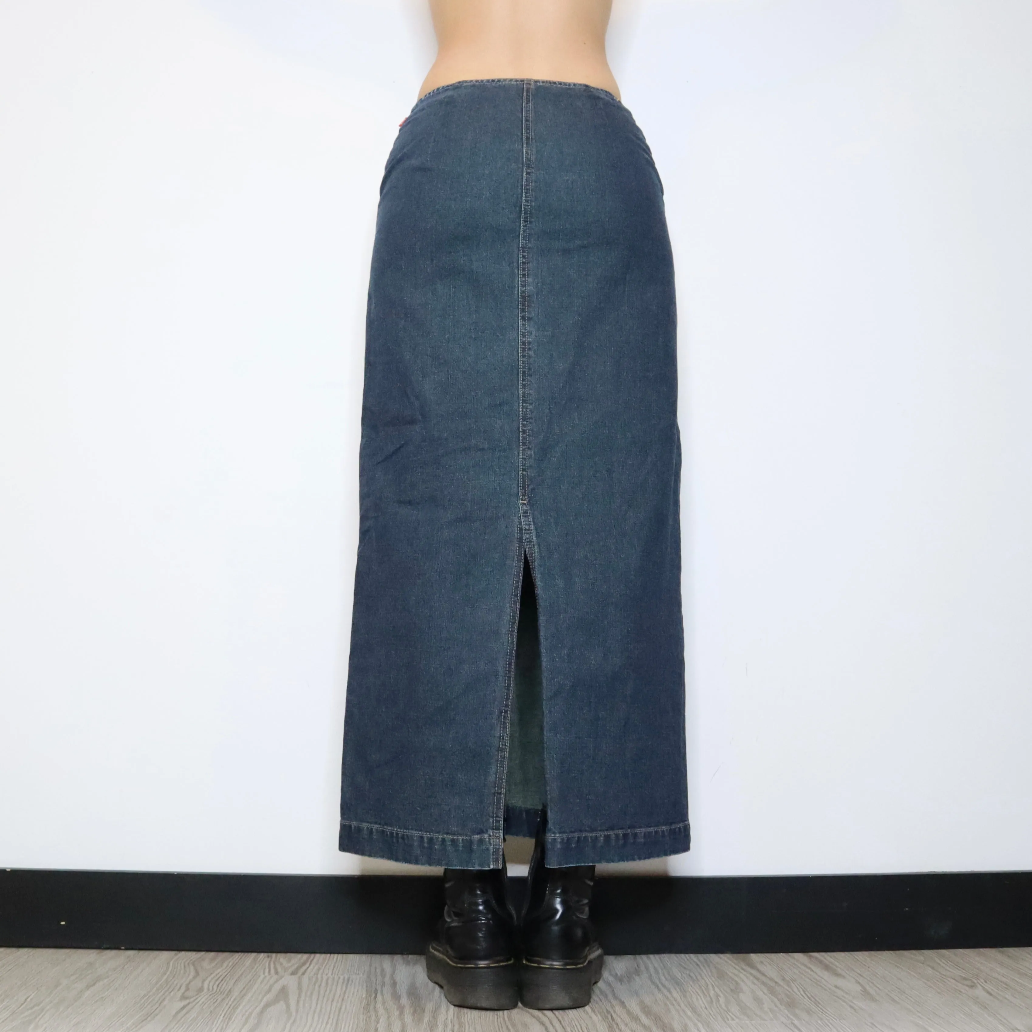 Denim Maxi Skirt (XS/S) 