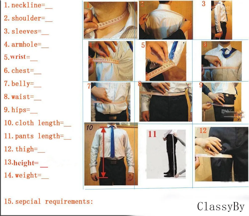Double Breast Tailor Made Navy Blue Stripe Wedding Suits  2 Pieces Formal Dress Blazer Outfit (Jacket  pants) CB11223)