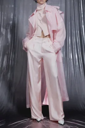 double-breasted trench coat