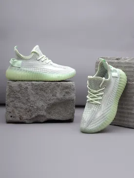 Green Mesh Lace-Up Sneakers (TC-RS3601-GRN)