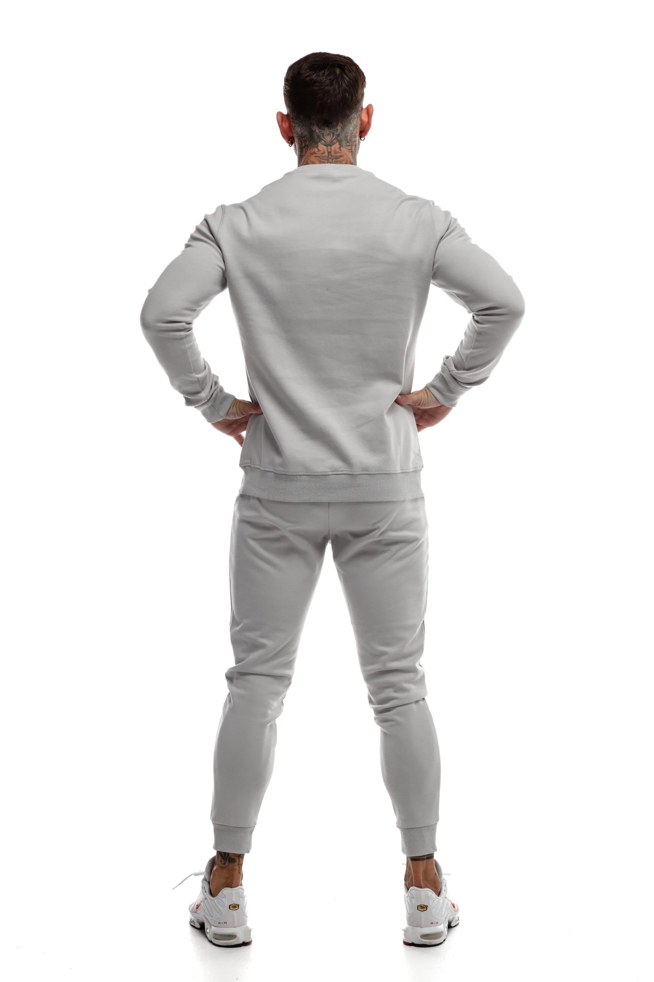 GymFreak Mens Power Sweatshirt - Light Grey