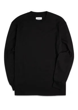 Hanes Base L/S Tee - Black