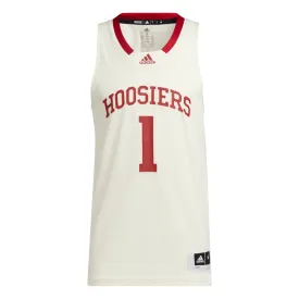Indiana Hoosiers Adidas Swingman Cream Basketball Jersey