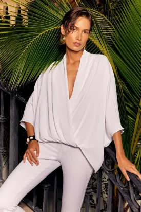 JR Surplice Drape Top
