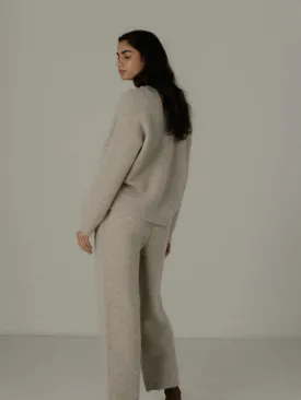 Jude Alpaca Pants - Sea Salt