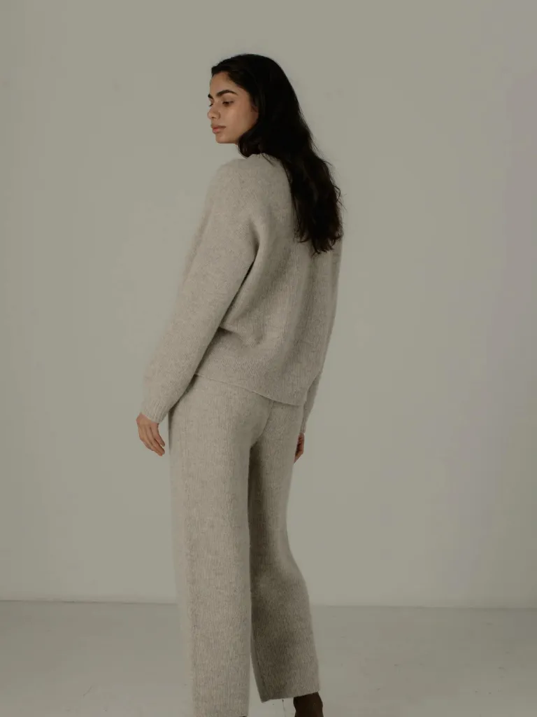 Jude Alpaca Pants - Sea Salt
