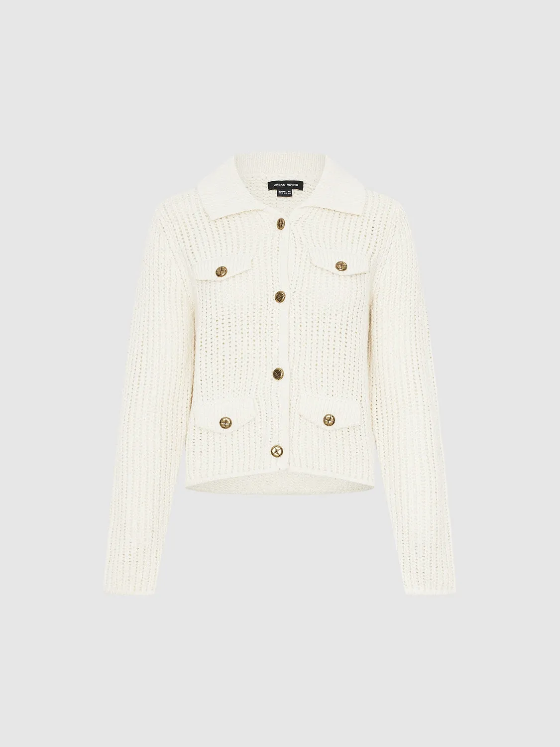 Knitted Lapel Cardigans