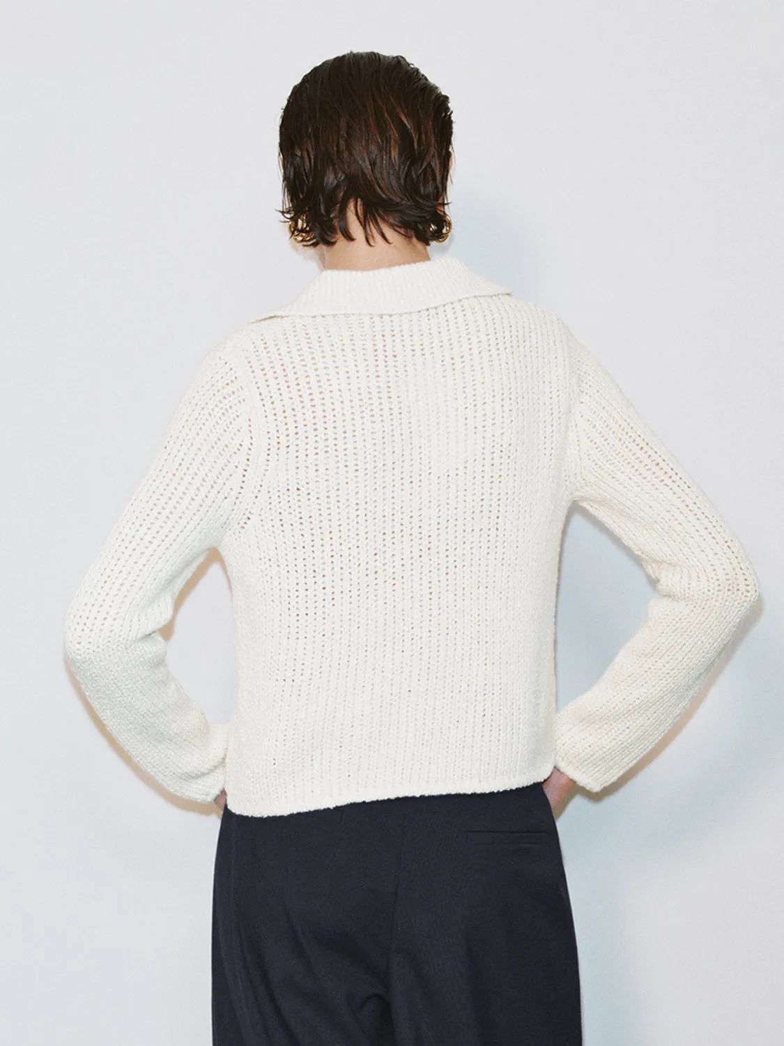 Knitted Lapel Cardigans