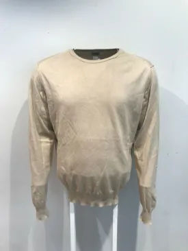 Long Sleeve Crew Neck Cotton Knitwear