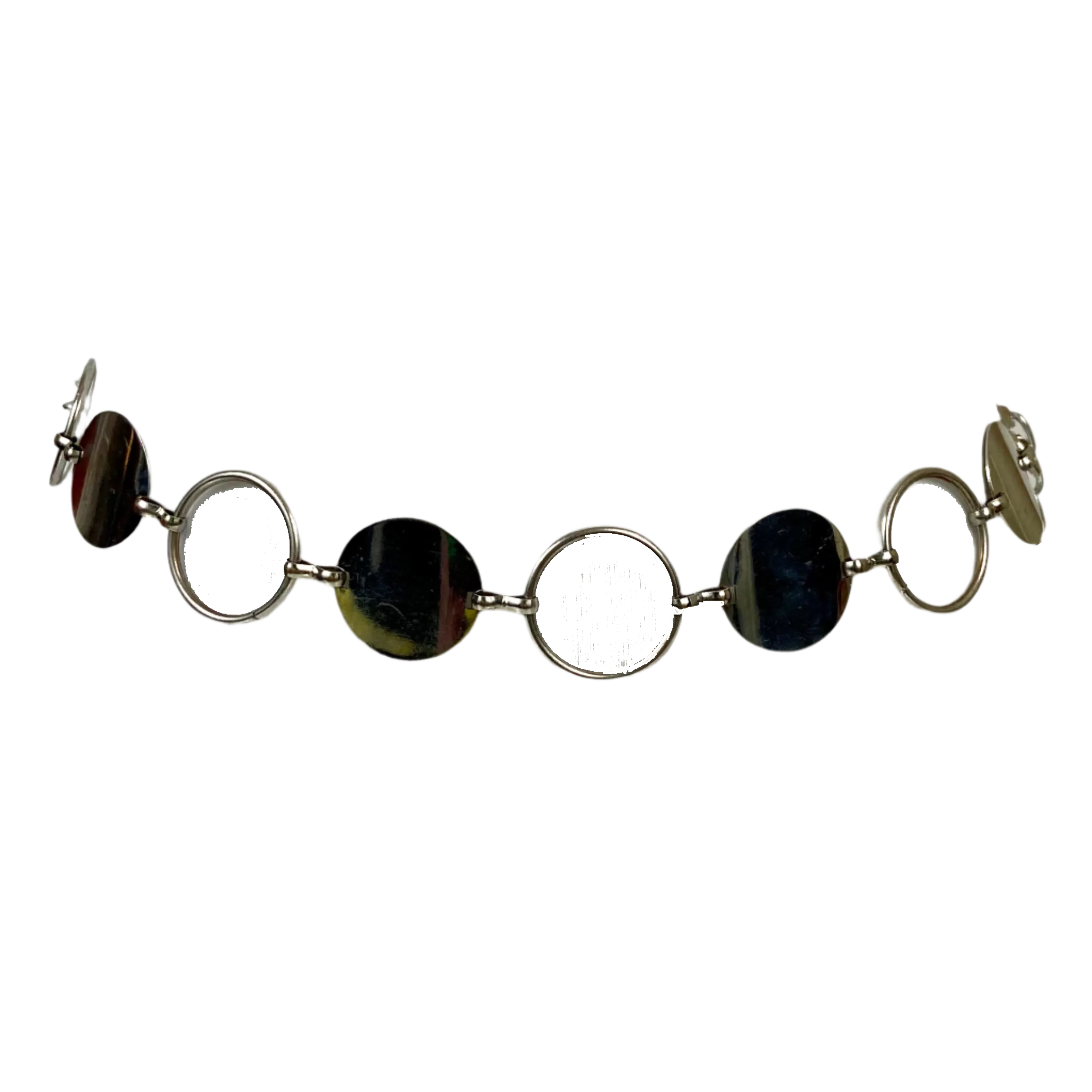 Metal circles belt