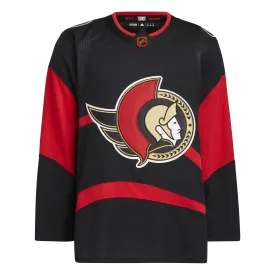 Ottawa Senators Adidas Retro Reverse 2.0 Prime Green Authentic Jersey - Black