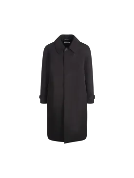 Padded Overcoat in Faille