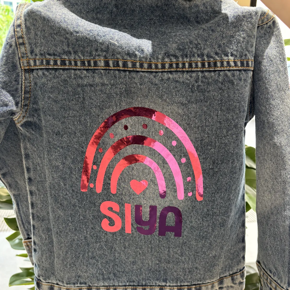 Personalised/Themed Denim Jackets with print