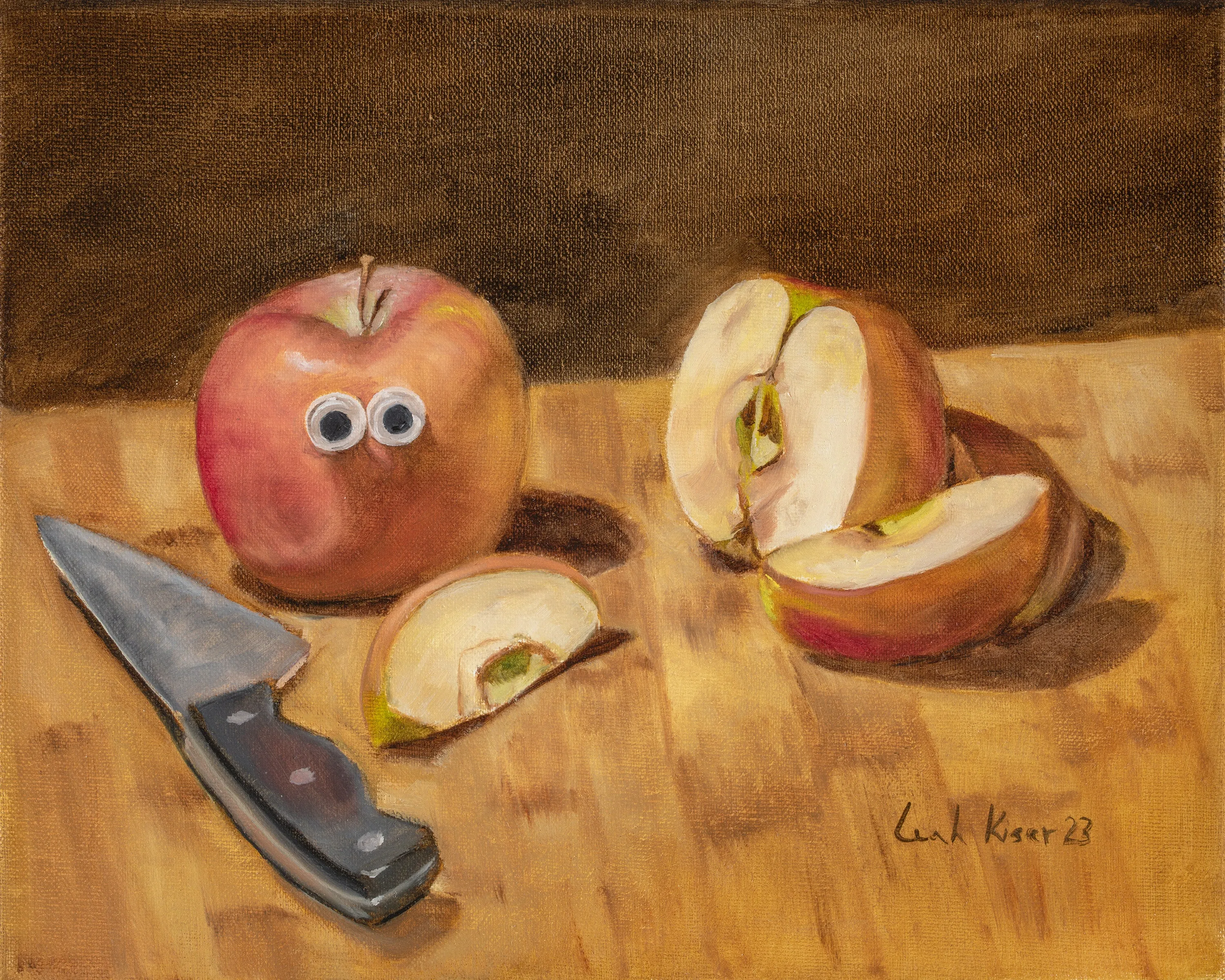"Sentient Apple #4" Small Archival Print
