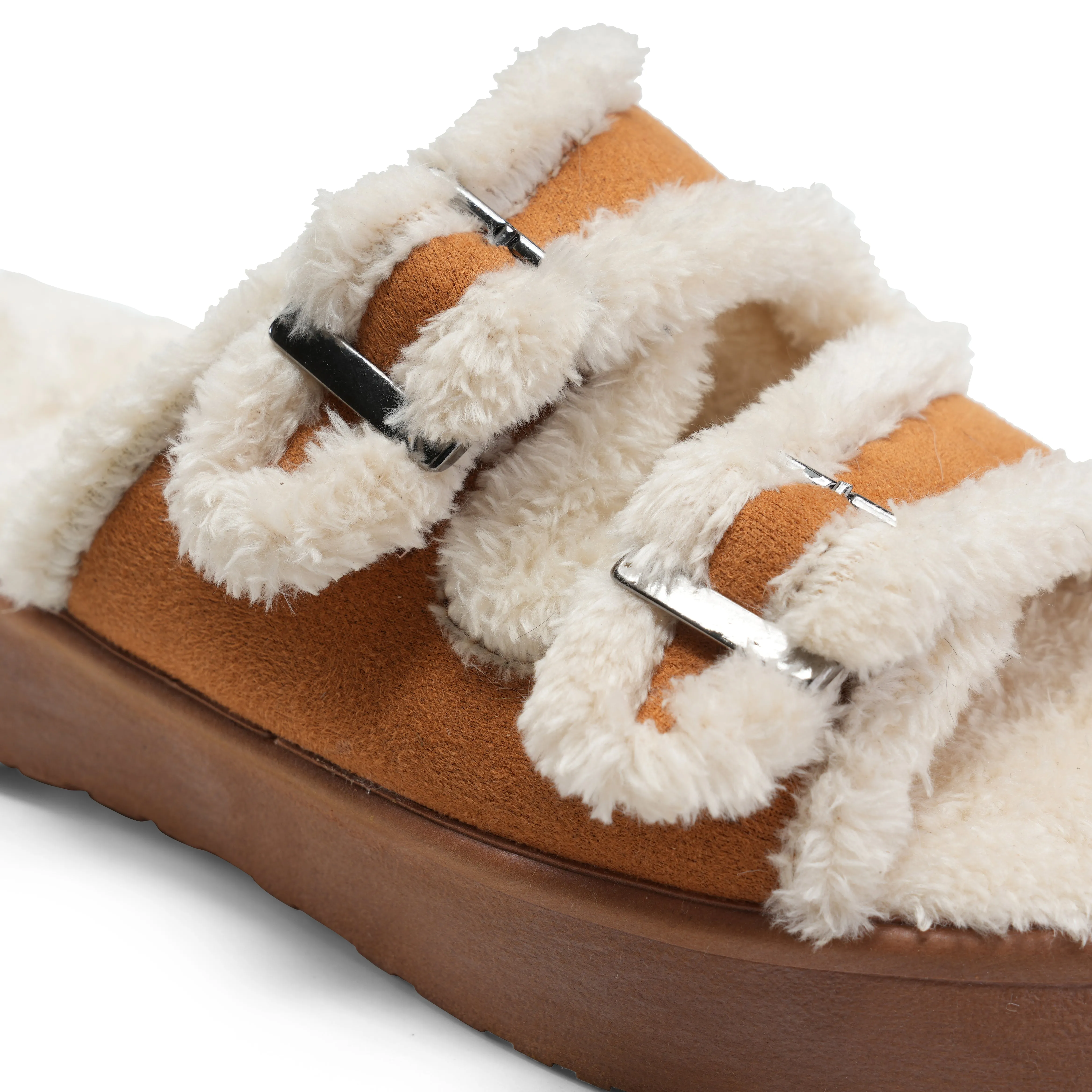 Rustic Buckle Comfort - Camel