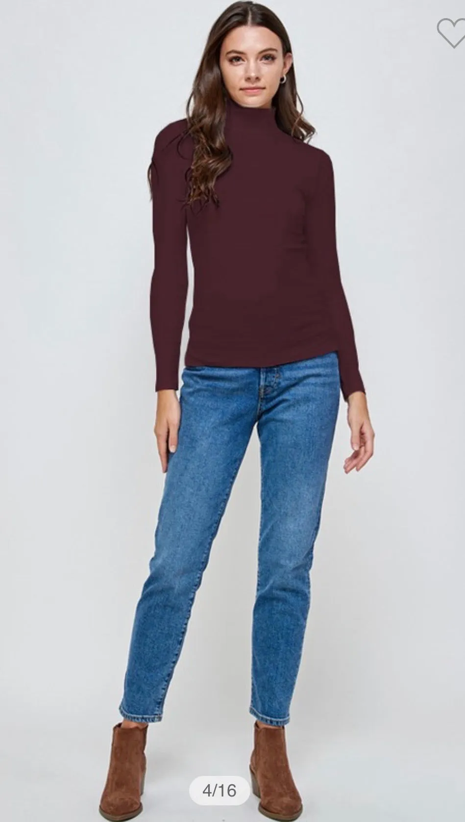 The Basics Turtleneck Top