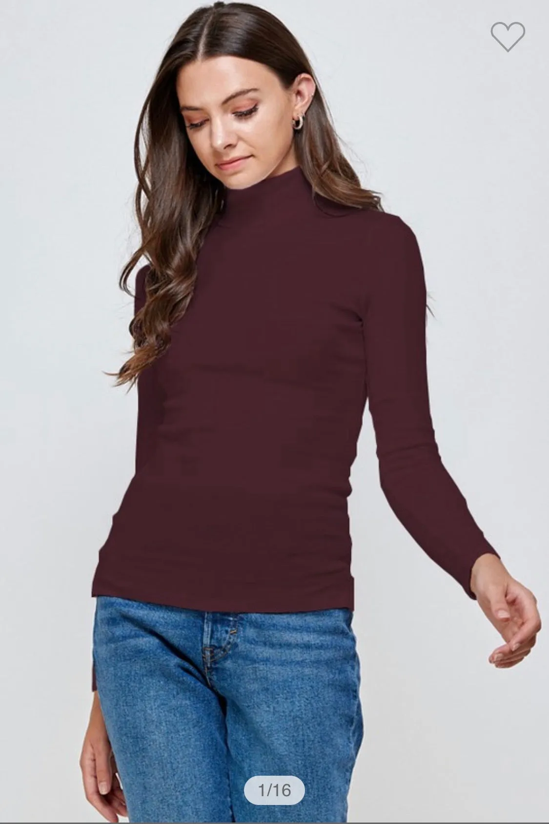 The Basics Turtleneck Top