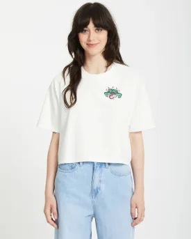Volcom Women's Alix 1 T-Shirt Star White B3512505_SWH