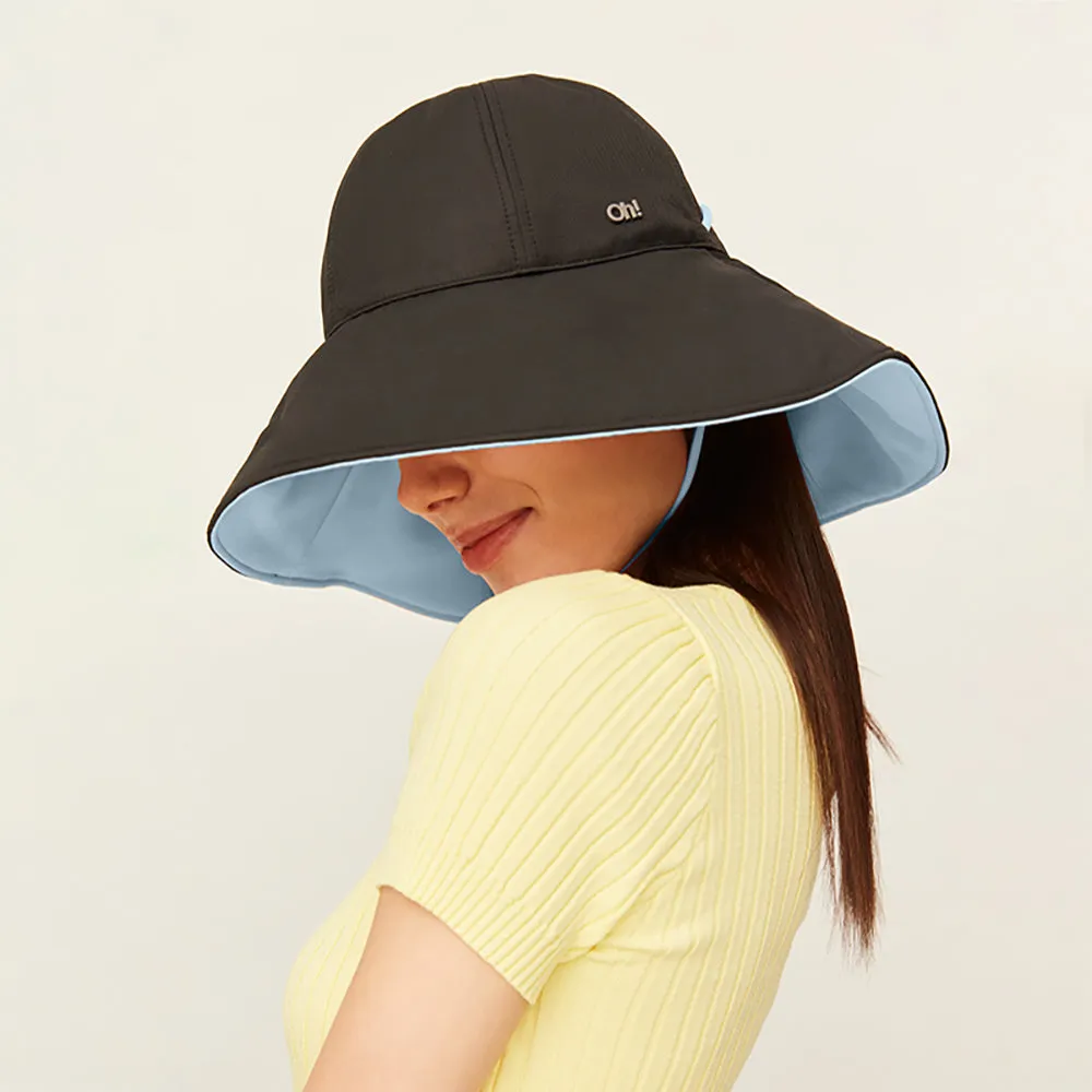 Women's Double-sided Sun Protection Bucket Hat