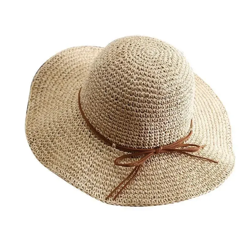 Women's Foldable Straw Beach Hat