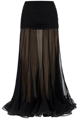 Zimmermann Maxi Skirt With Fl